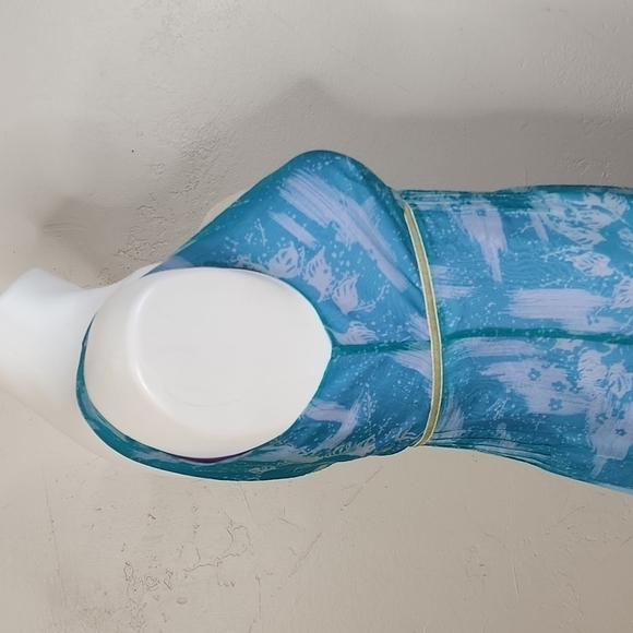 Vintage Rebecca Taylor Blue Silk Floral Dress Size 4 - Picture 8 of 13